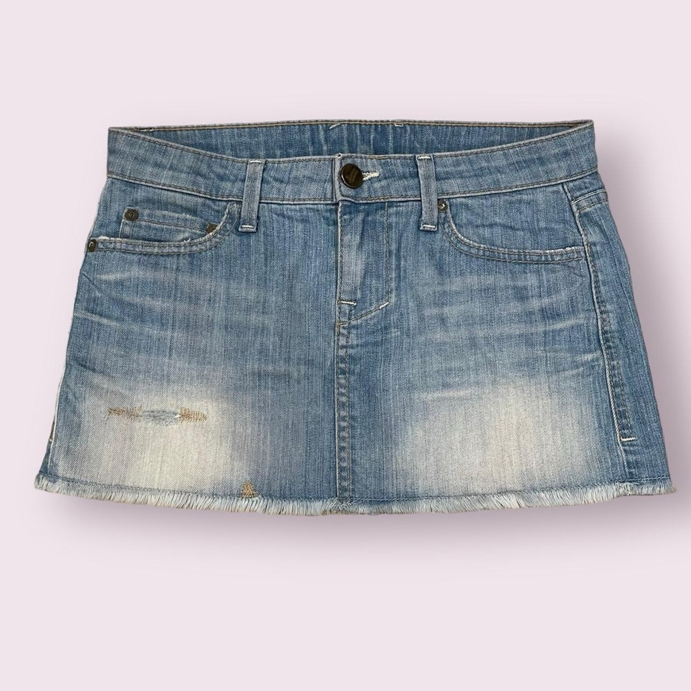 William Rast Denim Mini Skirt